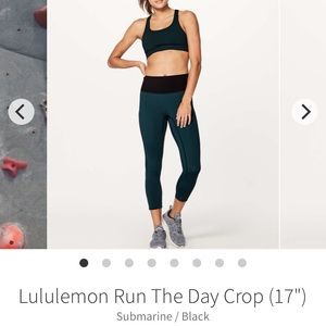 Lululemon Run the Day Crop